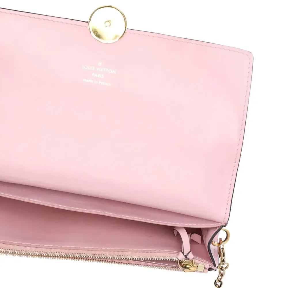 Louis Vuitton Monogram Flore Chain Wallet Crossbody Rose Ballerine Pink - Picture 11 of 11